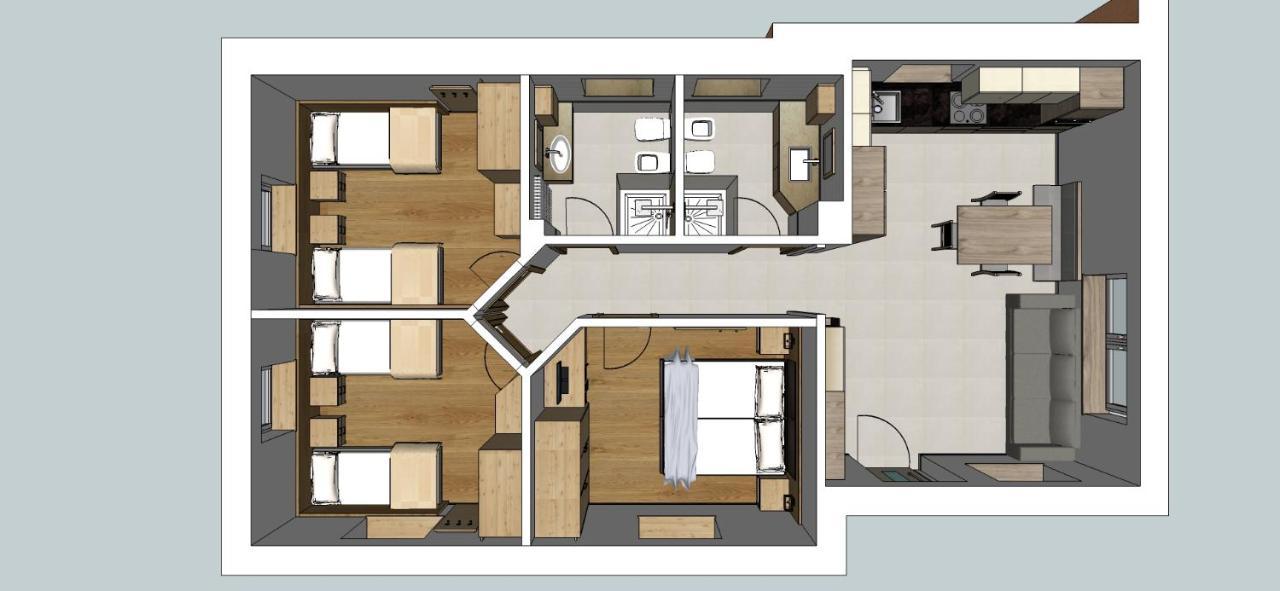 Fiemme Home Mountain Apartment เตเซโร ภายนอก รูปภาพ