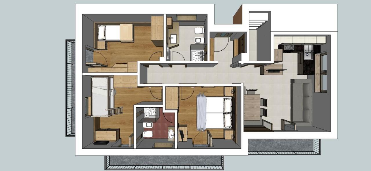 Fiemme Home Mountain Apartment เตเซโร ภายนอก รูปภาพ